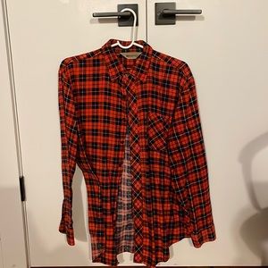 Wedgefield Red Plaid Flannel